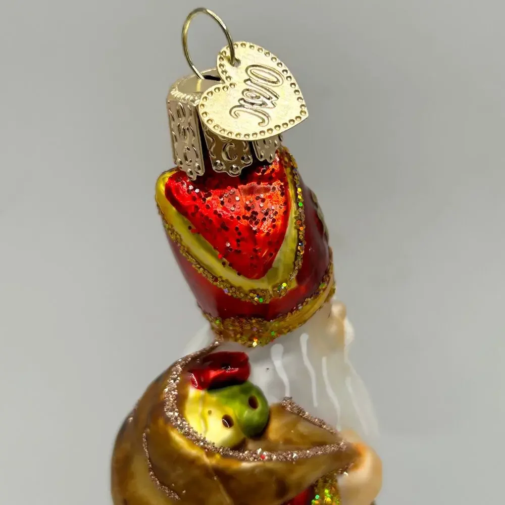 Old World Christmas ornament shown